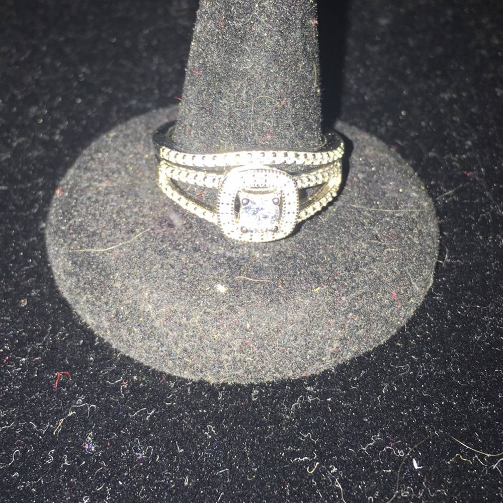 925 silver wedding set